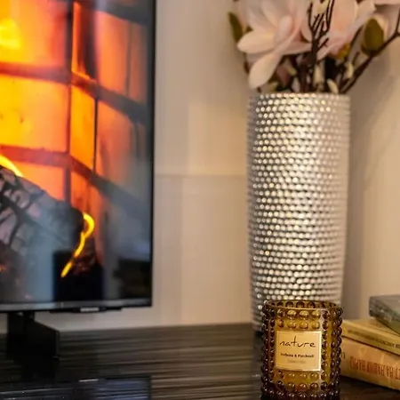 Stylish Cozy With Fireplace 아파트 반스코